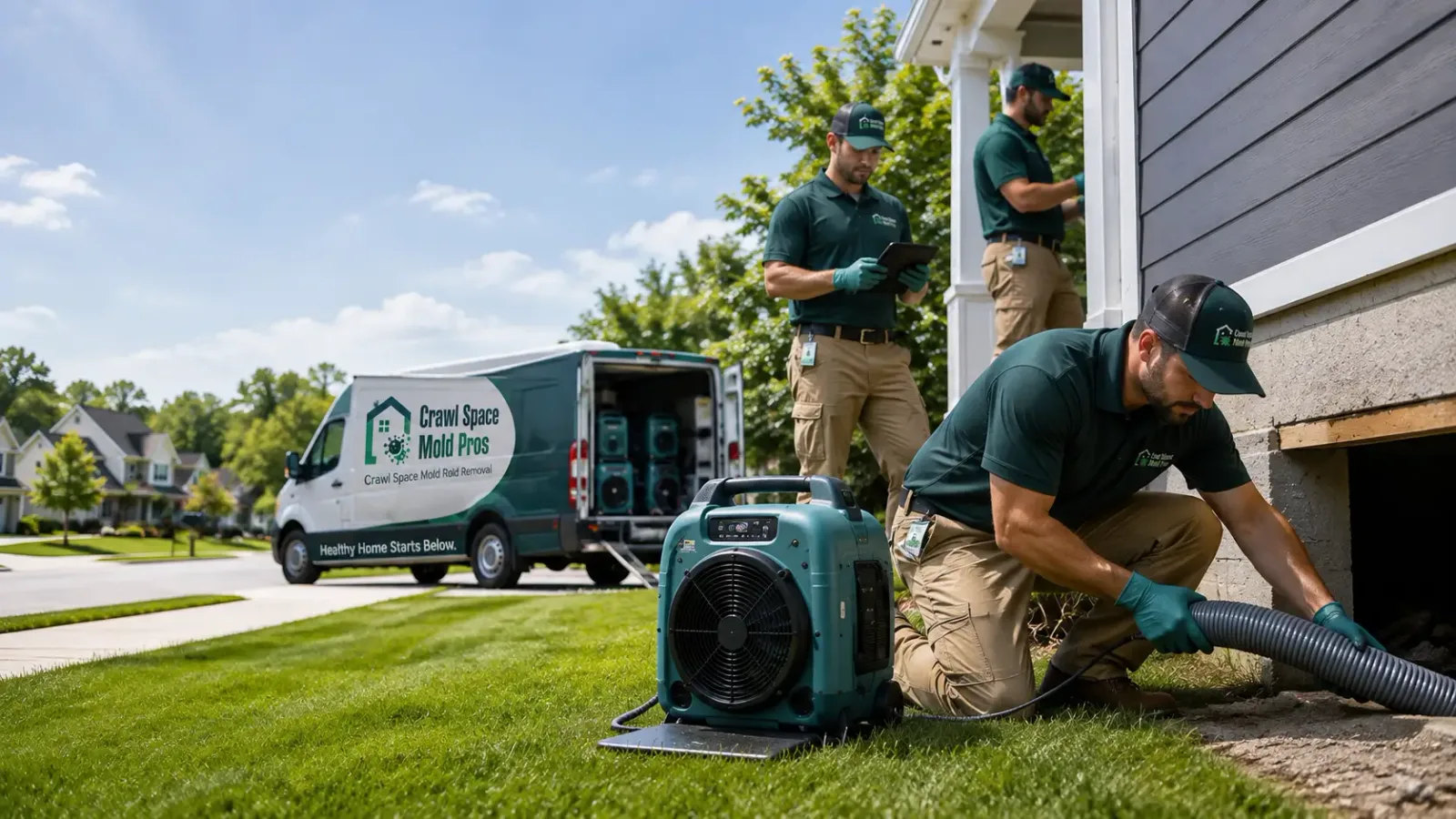 Crawl Space Mold Removal in Oak Bluffs, MA